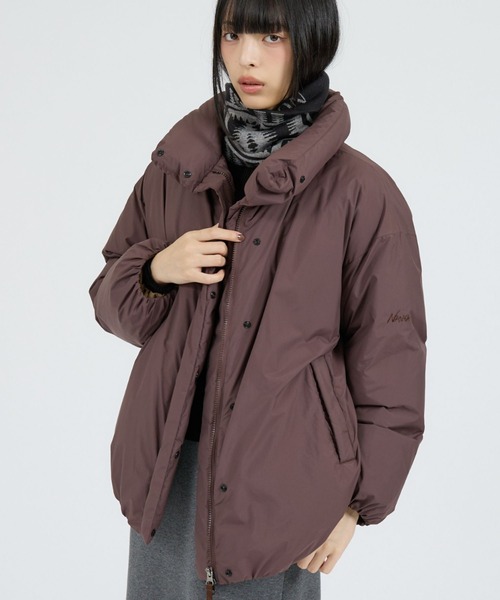 NANGA(ナンガ)の「【NANGA / ナンガ】STAND COLLAR DOWN JACKET / スタンドカラーダウンジャケット(ダウンジャケット/コート・レディース・ブラック/ベージュ/ホワイト/ライトブルー/ブラウン・M)」の3枚目の写真