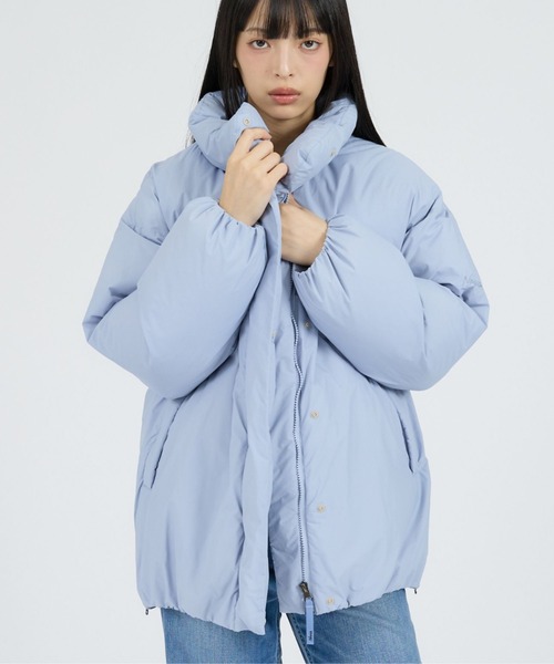 NANGA(ナンガ)の「【NANGA / ナンガ】STAND COLLAR DOWN JACKET / スタンドカラーダウンジャケット(ダウンジャケット/コート・レディース・ブラック/ベージュ/ホワイト/ライトブルー/ブラウン・M)」の5枚目の写真