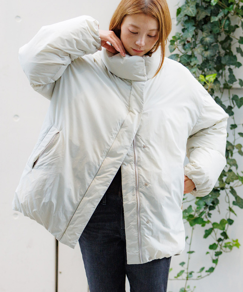 NANGA(ナンガ)の「【NANGA / ナンガ】STAND COLLAR DOWN JACKET / スタンドカラーダウンジャケット(ダウンジャケット/コート・レディース・ブラック/ベージュ/ホワイト/ライトブルー/ブラウン・M)」の13枚目の写真