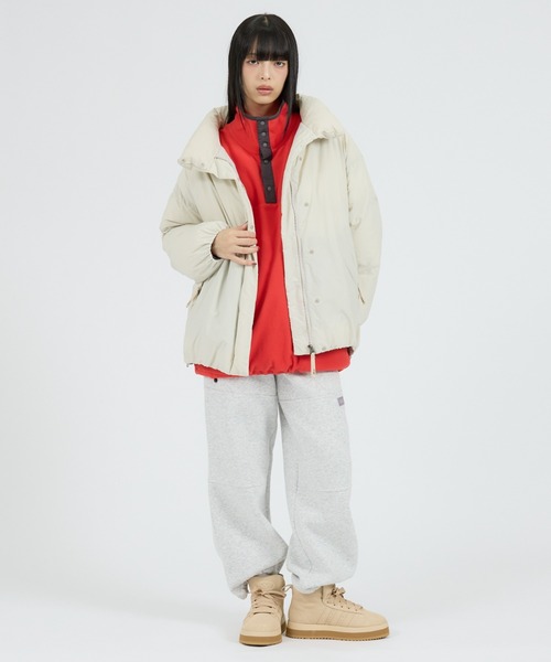 NANGA(ナンガ)の「【NANGA / ナンガ】STAND COLLAR DOWN JACKET / スタンドカラーダウンジャケット(ダウンジャケット/コート・レディース・ブラック/ベージュ/ホワイト/ライトブルー/ブラウン・M)」の7枚目の写真