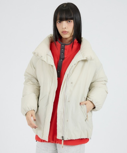 NANGA(ナンガ)の「【NANGA / ナンガ】STAND COLLAR DOWN JACKET / スタンドカラーダウンジャケット(ダウンジャケット/コート・レディース・ブラック/ベージュ/ホワイト/ライトブルー/ブラウン・M)」の8枚目の写真