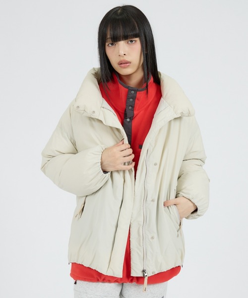 NANGA(ナンガ)の「【NANGA / ナンガ】STAND COLLAR DOWN JACKET / スタンドカラーダウンジャケット(ダウンジャケット/コート・レディース・ブラック/ベージュ/ホワイト/ライトブルー/ブラウン・M)」の9枚目の写真