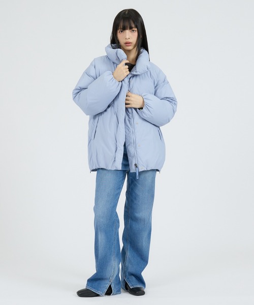 NANGA(ナンガ)の「【NANGA / ナンガ】STAND COLLAR DOWN JACKET / スタンドカラーダウンジャケット(ダウンジャケット/コート・レディース・ブラック/ベージュ/ホワイト/ライトブルー/ブラウン・M)」の14枚目の写真
