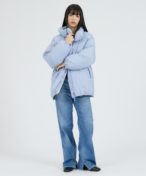 NANGA(ナンガ)の「【NANGA / ナンガ】STAND COLLAR DOWN JACKET / スタンドカラーダウンジャケット(ダウンジャケット/コート・レディース・ブラック/ベージュ/ホワイト/ライトブルー/ブラウン・M)」の15枚目の写真