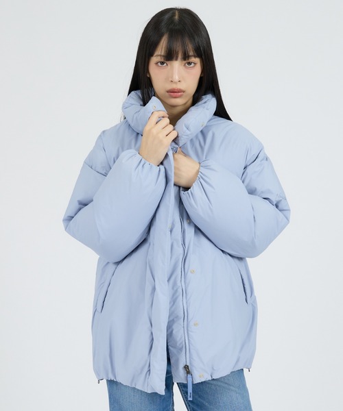 NANGA(ナンガ)の「【NANGA / ナンガ】STAND COLLAR DOWN JACKET / スタンドカラーダウンジャケット(ダウンジャケット/コート・レディース・ブラック/ベージュ/ホワイト/ライトブルー/ブラウン・M)」の16枚目の写真