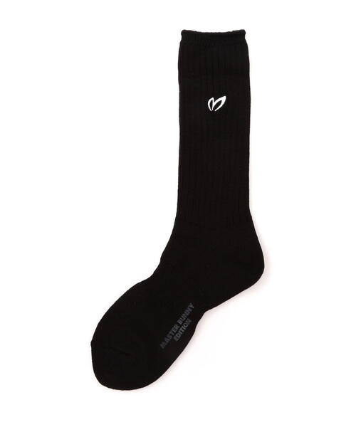 MASTER BUNNY EDITION（マスターバニーエディション）の「【MASTER BUNNY EDITION】ルーズミドルソックス (LADIES)（ソックス/靴下・レディース・ブラック/グレー/ホワイト・FREE）」の2枚目の写真