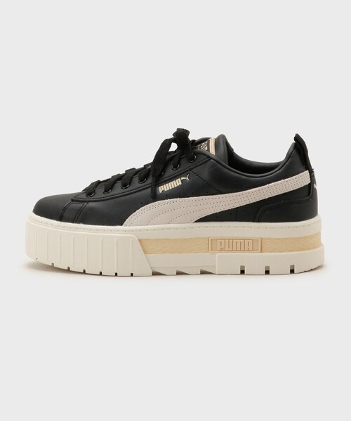 PUMA(プーマ)の「【PUMA】ウィメンズ メイズ レザー スニーカー(スニーカー・レディース・ブラック/ホワイト・45/35)」の6枚目の写真