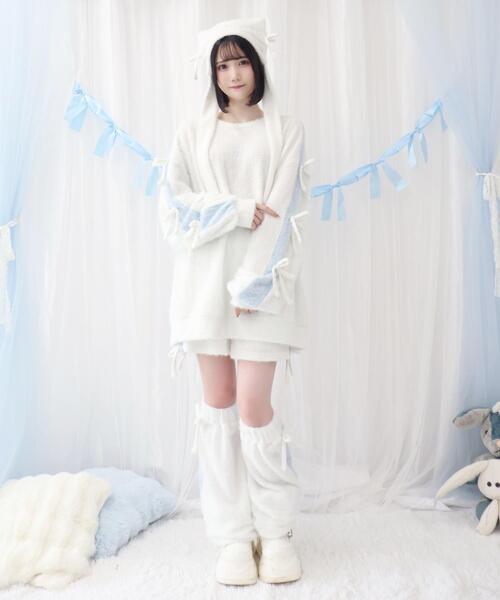 Whinny/《セットアップ可能♪》ゆるもちリボンちゃん（ニット/セーター