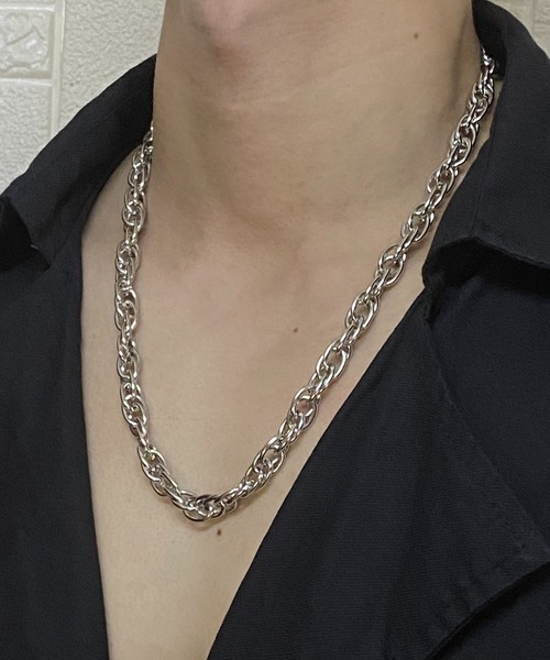 Burner(バーナー)の「【Cr+ov(クローヴ)】ツイストリンク ネックレス oku-neck-13【RBT】(ネックレス・メンズ・シルバー系その他3/シルバー系その他2/シルバー・FREE)」の7枚目の写真