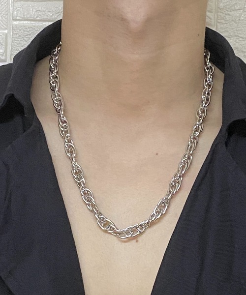Burner(バーナー)の「【Cr+ov(クローヴ)】ツイストリンク ネックレス oku-neck-13【RBT】(ネックレス・メンズ・シルバー系その他3/シルバー系その他2/シルバー・FREE)」の6枚目の写真