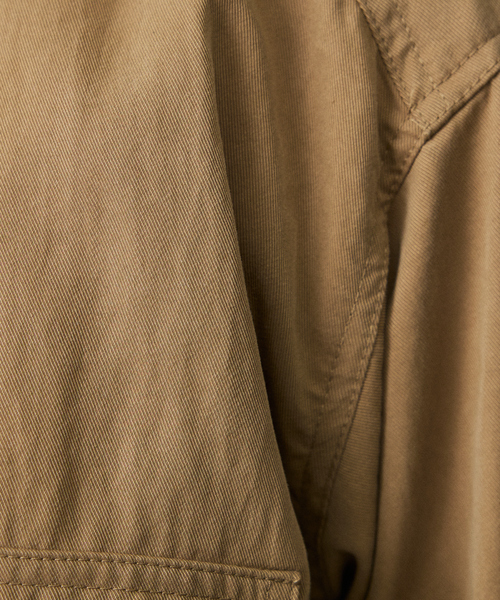Rouge vif la cle(ルージュヴィフラクレ)の「【Le Melange/ル・メランジュ】テンセルナイロンツイルシャツ / セットアップ着用可能【WEB限定】(シャツ/ブラウス・レディース・キャメル/ブラウン・フリー)」の17枚目の写真