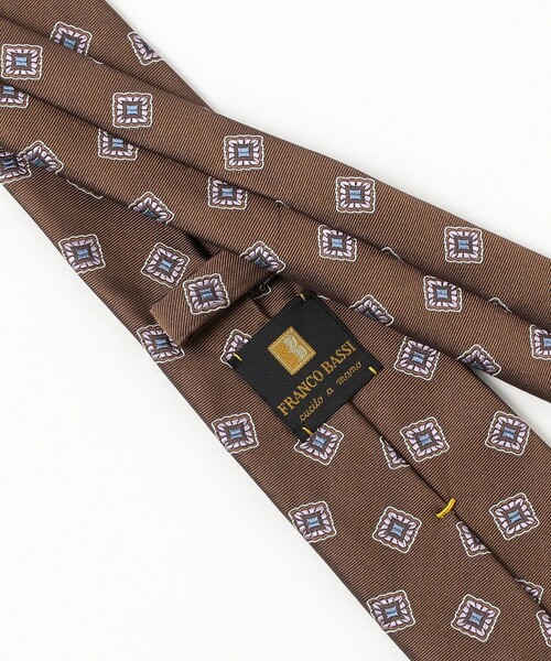 FRANCO BASSI / シルク 小紋柄 ジャカード ネクタイ（ネクタイ