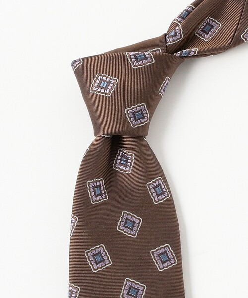 FRANCO BASSI / シルク 小紋柄 ジャカード ネクタイ（ネクタイ