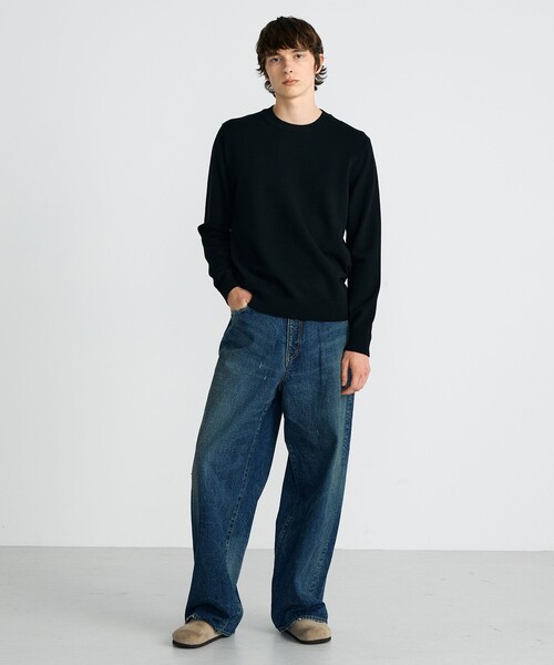 EDITION(エディション)の「カプリ クルーネックプルオーバー(ニット/セーター・メンズ・ブラック/ブラウン/グレー・L/M/S)」の4枚目の写真