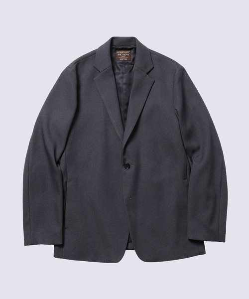 MR.OLIVE（ミスターオリーブ）の「【MR.OLIVE/ミスターオリーブ】RETORO POLYESTER TWILL /MINIMUM JACKET（テーラードジャケット・メンズ・ブラック/ダークグレー・S/M）」の5枚目の写真