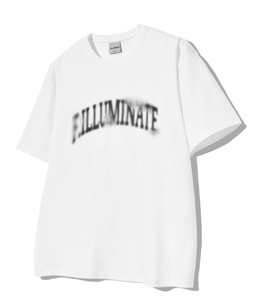 F.ILLUMINATE(フィルミネイト)の「DTPアーチブラーロンドTシャツ-ホワイト(Tシャツ/カットソー・レディース・その他・MEDIUM/SMALL)」の1枚目の写真