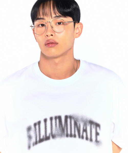 F.ILLUMINATE(フィルミネイト)の「DTPアーチブラーロンドTシャツ-ホワイト(Tシャツ/カットソー・レディース・その他・MEDIUM/SMALL)」の4枚目の写真
