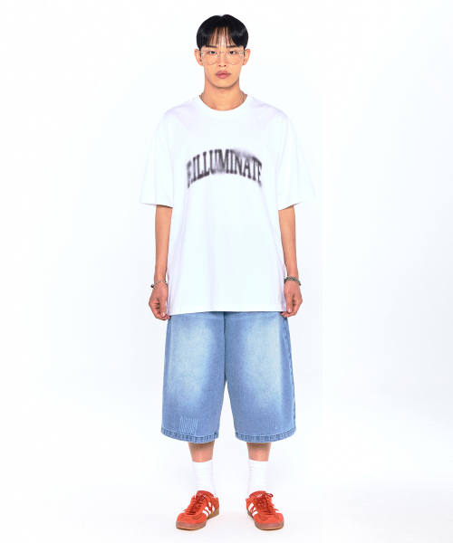 F.ILLUMINATE(フィルミネイト)の「DTPアーチブラーロンドTシャツ-ホワイト(Tシャツ/カットソー・レディース・その他・MEDIUM/SMALL)」の5枚目の写真
