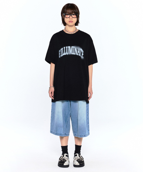 F.ILLUMINATE(フィルミネイト)の「DTPアーチブラーロンドTシャツ-ホワイト(Tシャツ/カットソー・レディース・その他・MEDIUM/SMALL)」の6枚目の写真