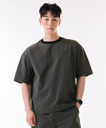 共用ストレッチグラフィック半袖Tシャツ-DBRU5824D0V
