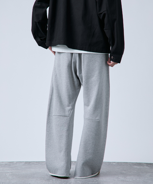 B.C STOCK（ベーセーストック）の「《追加》3D BAGGY スウェットパンツ（スウェットパンツ・メンズ・アイボリー/グレー/ベージュ/ブラック・MEDIUM/LARGE）」の12枚目の写真