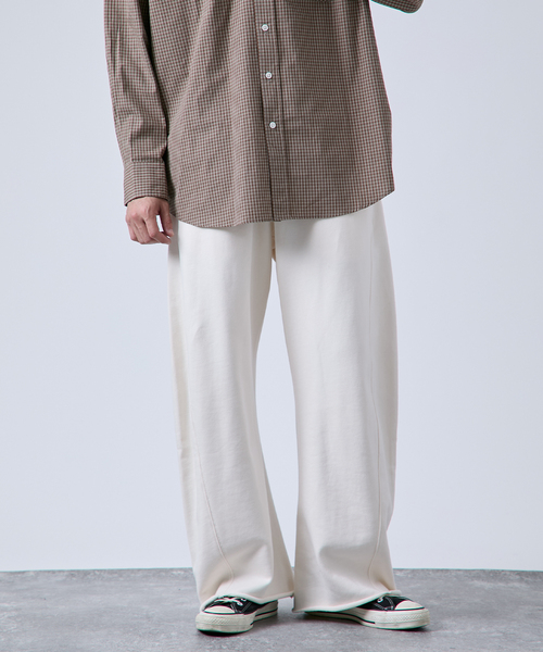 B.C STOCK（ベーセーストック）の「《追加》3D BAGGY スウェットパンツ（スウェットパンツ・メンズ・アイボリー/グレー/ベージュ/ブラック・MEDIUM/LARGE）」の14枚目の写真