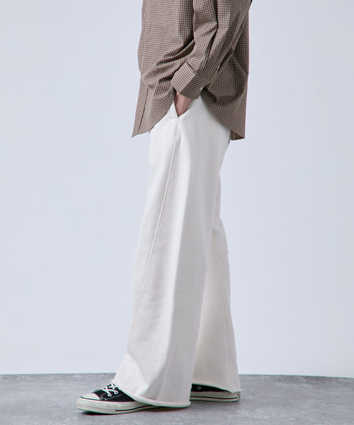 B.C STOCK（ベーセーストック）の「《追加》3D BAGGY スウェットパンツ（スウェットパンツ・メンズ・アイボリー/グレー/ベージュ/ブラック・MEDIUM/LARGE）」の15枚目の写真