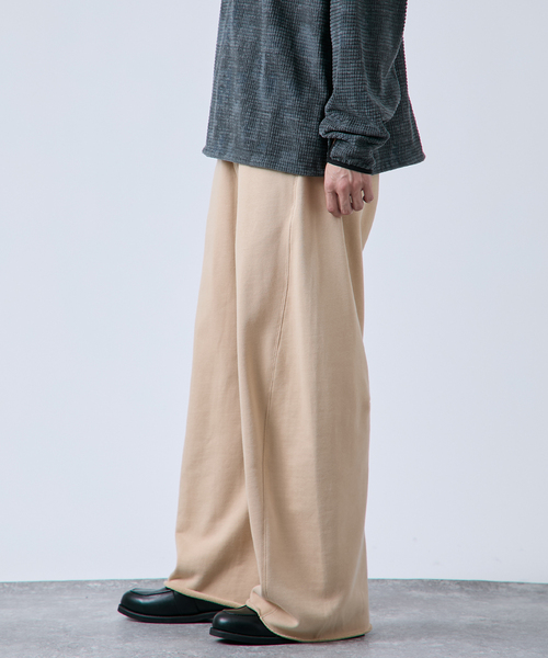 B.C STOCK（ベーセーストック）の「《追加》3D BAGGY スウェットパンツ（スウェットパンツ・メンズ・アイボリー/グレー/ベージュ/ブラック・MEDIUM/LARGE）」の19枚目の写真