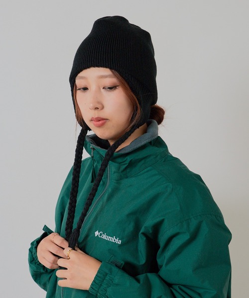 CASTANO(カスターノ)の「CASTANO/カスターノ KNIT GUIDE WATCH 2WAY ニットキャップ 裏地ボア(ニットキャップ/ビーニー・レディース・ダークグレー/ブラック・FREE)」の5枚目の写真