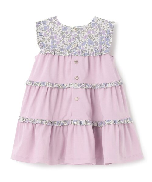 sense of wonder（センスオブワンダー）の「リバティフリルジャンパースカート（ワンピース・キッズ・ネイビー/レッド/ラベンダー・110cm/120cm/100cm/90cm）」の10枚目の写真