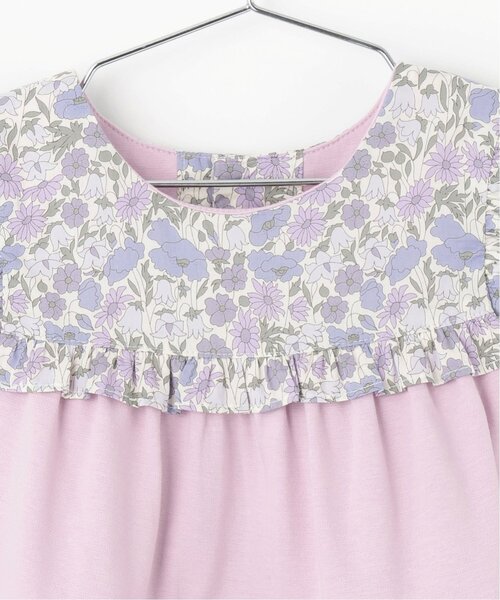 sense of wonder（センスオブワンダー）の「リバティフリルジャンパースカート（ワンピース・キッズ・ネイビー/レッド/ラベンダー・110cm/120cm/100cm/90cm）」の11枚目の写真