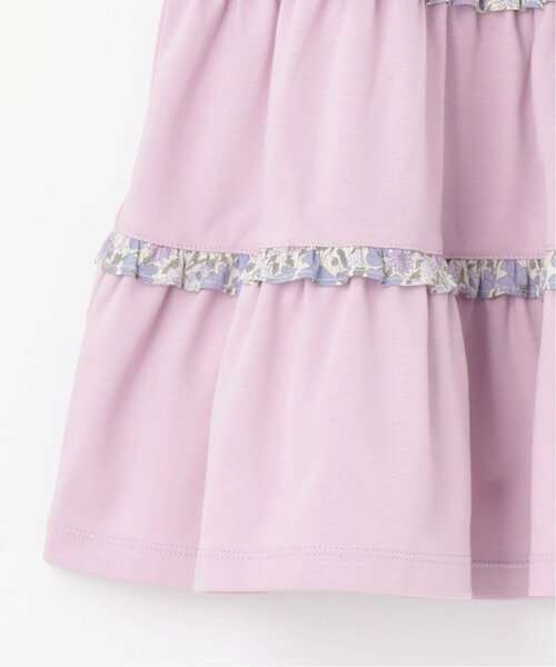 sense of wonder（センスオブワンダー）の「リバティフリルジャンパースカート（ワンピース・キッズ・ネイビー/レッド/ラベンダー・110cm/120cm/100cm/90cm）」の12枚目の写真