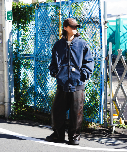 Carhartt WIP（カーハートダブリューアイピー）の「CARHARTT WIP / カーハート ダブリューアイピー OG ACTIVE JACKET（ブルゾン・メンズ・ブラック/ブルー・MEDIUM/LARGE）」の3枚目の写真