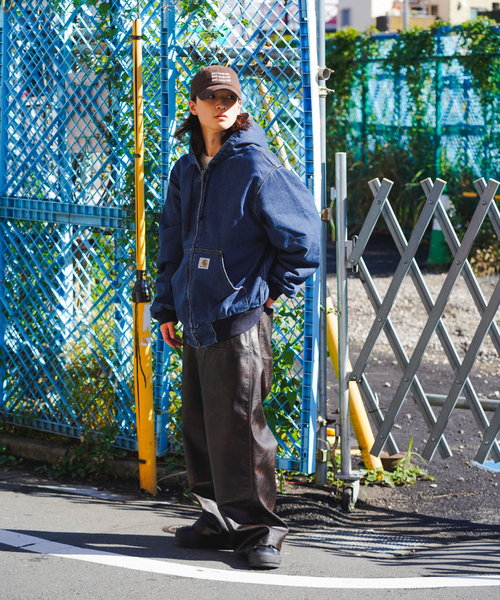 Carhartt WIP（カーハートダブリューアイピー）の「CARHARTT WIP / カーハート ダブリューアイピー OG ACTIVE JACKET（ブルゾン・メンズ・ブラック/ブルー・MEDIUM/LARGE）」の4枚目の写真