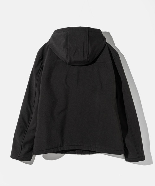 TOMMY HILFIGER（トミーヒルフィガー）の「TOMMY HILFIGER FILLED SOFT SHELL  トミーヒルフィガー テック フーデッドジャケット（ブルゾン・メンズ・グレー系1/ブラック・MEDIUM/LARGE/X-LARGE）」の3枚目の写真