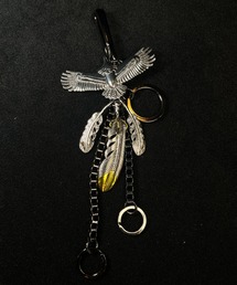 CALIFORNIA OUTFITTERS（カリフォルニア アウトフィッターズ）の「11C26 フェザーチャームキーホルダー（Feather Charm Key Holder）フェザーキーチャームA（キーケース/キーアクセサリー・メンズ）」