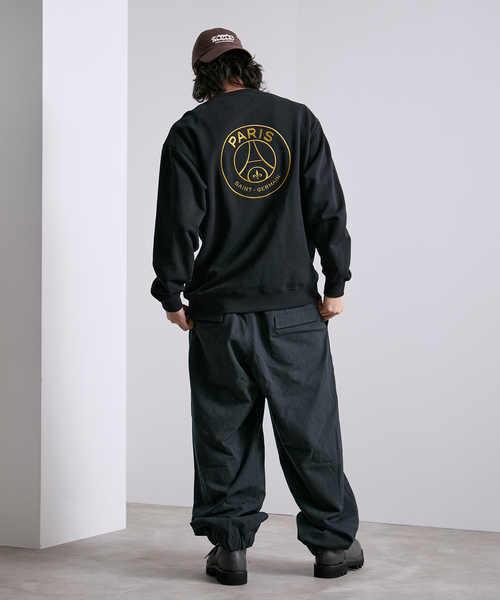 Paris Saint-Germain 】 JP Embroidery Pullover Sweatshirt