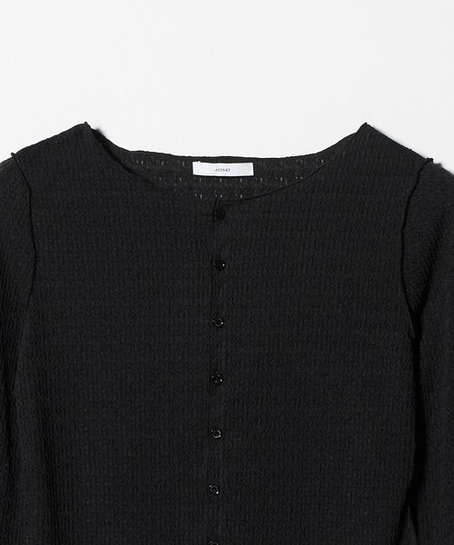 ASTRAET(アストラット)の「<ASTRAET>レース カットソーカーディガン(Tシャツ/カットソー・レディース・ブラック/ホワイト・FREE)」の16枚目の写真