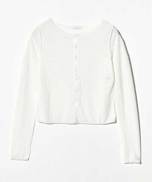 ASTRAET(アストラット)の「<ASTRAET>レース カットソーカーディガン(Tシャツ/カットソー・レディース・ブラック/ホワイト・FREE)」の19枚目の写真