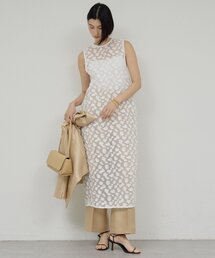 セール】ボタニカルサテンディープVキャミワンピース（ワンピース