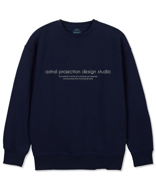 ASTRAL PROJECTION(アストラルプロジェクション)の「エイピーデザインスタジオ オーバーサイズ スウェット_ネイビー(スウェット・メンズ・その他・LARGE/MEDIUM/X-LARGE/XX-LARGE)」の1枚目の写真