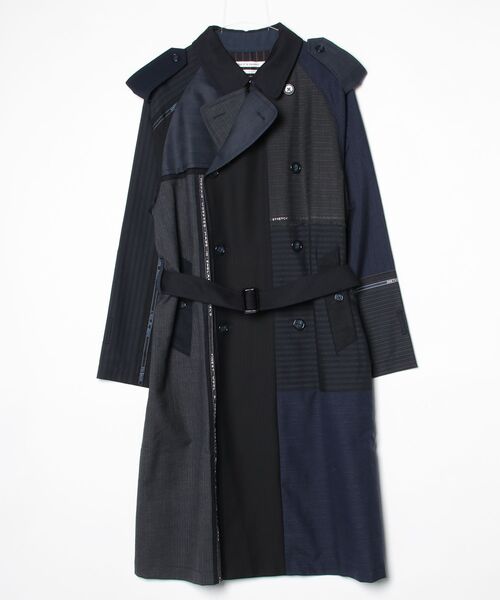 セール】Children of the discordance / NY VINTAGE WOOL PATCH TRENCH