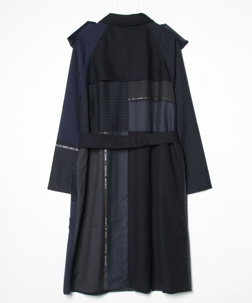 Children of the discordance（チルドレン オブ ザ ディスコ-ダンス）の「Children of the discordance / NY VINTAGE WOOL PATCH TRENCH COAT / COTDNYCO-703（トレンチコート・メンズ・ネイビー・2）」の2枚目の写真