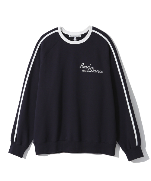 GARDEN EXPRESS(ガーデンエクスプレス)の「Line Detail Lettering Sweatshirt (navy)(スウェット・メンズ・その他・LARGE/X-LARGE)」の2枚目の写真