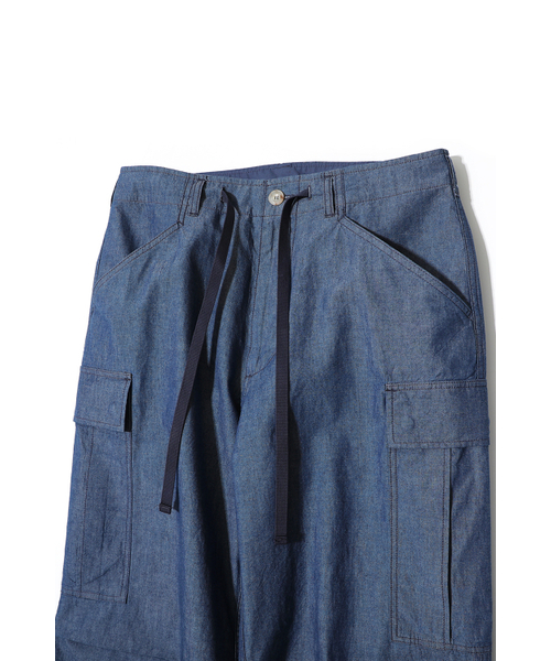 HORLISUN（ホーリーサン）の「Keystone Chambray Cargo Pants Light Blue（その他パンツ・レディース・その他・SMALL/MEDIUM/LARGE）」の3枚目の写真