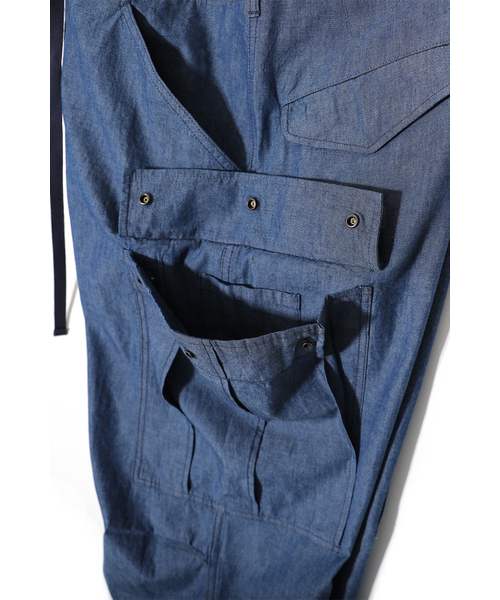 HORLISUN（ホーリーサン）の「Keystone Chambray Cargo Pants Light Blue（その他パンツ・レディース・その他・SMALL/MEDIUM/LARGE）」の5枚目の写真