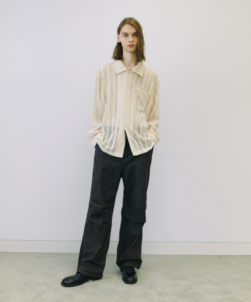 ENDOOR(エンドア)の「Washed heavy chino pants (dark gray)(その他パンツ・メンズ・その他・1/2/3)」の3枚目の写真