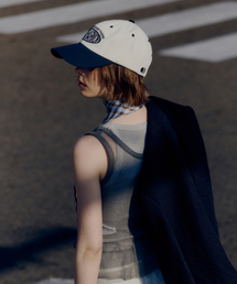 TRAFFIC HARMONY（トラフィック ハーモニー）の「DEEP SHAPE ROUND LOGO BALLCAP_NAVY（キャップ）」