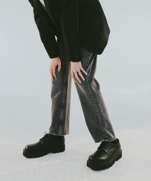 WETHEROAD（ウィーザロード）の「WTRD1203 CLIFF 4HOLE DERBY SHOES BALCK [230~290MM]（ドレスシューズ・メンズ・その他・23.5cm/23cm/24cm/24.5cm/25cm/25.5cm/26cm/26.5cm/27cm/27.5cm/28cm/28.5cm/29cm）」の9枚目の写真