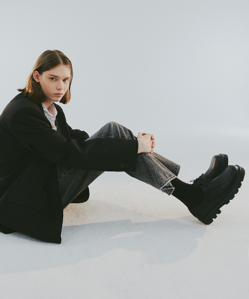 WETHEROAD（ウィーザロード）の「WTRD1203 CLIFF 4HOLE DERBY SHOES BALCK [230~290MM]（ドレスシューズ・メンズ・その他・23.5cm/23cm/24cm/24.5cm/25cm/25.5cm/26cm/26.5cm/27cm/27.5cm/28cm/28.5cm/29cm）」の12枚目の写真